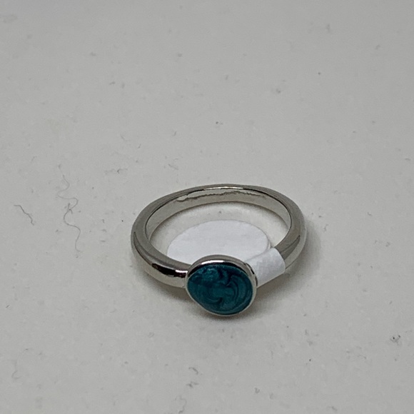 NWT • faux stone silver stack ring - Picture 3 of 4